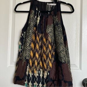 Trina Turk Silk  Women's Multicolor Sleeveless Top M